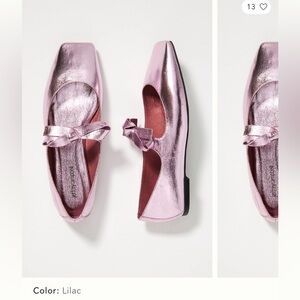 Jeffrey Campbell “Amit” Lilac Ballet Bow Flats